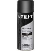 Peinture-&eacute;mail en a&eacute;rosol polyvalent UTILI-T, Noir, Brillant, 10 oz/283 g, Canette a&eacute;rosol Stor-it Systems