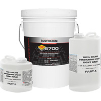 &eacute;poxy d&eacute;coratif 100 % de solides 6700, 3 gal., &eacute;poxy, Tr&egrave;s brillant, Gris Stor-it Systems