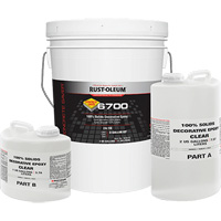 6700 100% Solids Decorative Epoxy, 3 gal., Epoxy-Based, High-Gloss, Clear Stor-it Systems