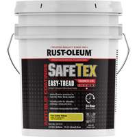 SafeTex&reg; Easy-Tread Acrylic Coating, 4 gal., Water-Based, Flat/Textured, Yellow Stor-it Systems