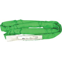 Round Slings, Green, 2" W x 4' L, 6000 lbs. Vertical Load Stor-it Systems