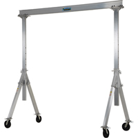 Grue mobile ajustable en aluminium, 10' lo, Capacit&eacute; 2000 lb (1 tonne) Stor-it Systems