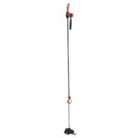 Mini Lever Hoist, 15' Lift, 500 lbs. (0.25 tons) Capacity, Steel Chain Stor-it Systems