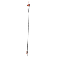 Mini Lever Hoist, 10' Lift, 1000 lbs. (0.5 tons) Capacity, Steel Chain Stor-it Systems