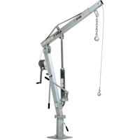 Winch Operated Truck Jib Crane, 500 lbs. (0.25 tons) Capacity, 99" Max. Clearance LU496 | Stor-it Systems