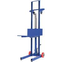 Hydraulic Platform Lift Stacker, Foot Pump Operated, 400 lbs. Capacity, 51-1/8" Max Lift Stor-it Systems