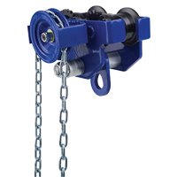 Geared Trolley, 1000 lbs. (0.5 tons) Capacity, 2-13/32" - 5" LU663 | Stor-it Systems