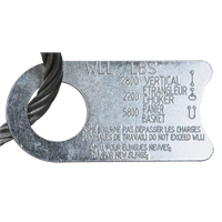 Wire Rope Lifting Sling - Eye & Eye Galvanized Stor-it Systems