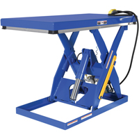 Table &eacute;l&eacute;vatrice &agrave; ciseaux hydraulique, Acier, 60" lo x 30" la, Cap. 3000 lb Stor-it Systems