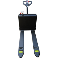 Transpalette &eacute;lectrique motoris&eacute; a/plateforme &agrave; conducteur debout, Capacit&eacute; 4500 lb, 48" lo x 30,25" la Stor-it Systems