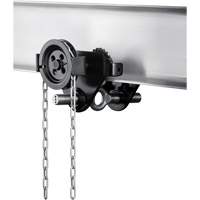 HTG Geared Clevis Trolley, 4409 lbs. (2 tons) Capacity, 2-39/64" - 8-43/64" LW530 | Stor-it Systems
