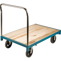 Heavy-Duty Platform Truck, 48" L x 30" W, 2000 lbs. Capacity, Rubber Casters MB304 | Stor-it Systems
