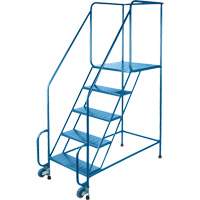 &eacute;chelles Tilt-N-Roll, Acier, 5 marches, Largeur 22", 24" p x 47" h marche pali&egrave;re Stor-it Systems