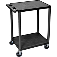 Utility Cart, 2 Tiers, 18" x 33" x 24", 400 lbs. Capacity MF110 | Stor-it Systems