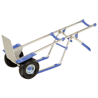 Ergonomic Hand Truck, Combination Handle, Aluminum, 52" Height, 350 lbs. Capacity Stor-it Systems
