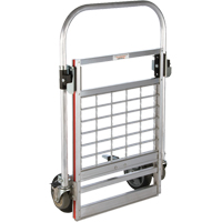 Chariot &agrave; plateforme repliable &agrave; quatre roues, Aluminium, 750 lb, 31" lo x 23-1/4" la, Hauteur 39" Stor-it Systems