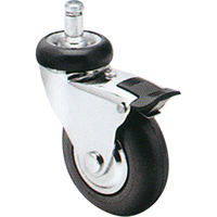 Roulette Comfort Roll, Pivotant avec frein, Diamètre 2" (51 mm), Capacité 125 lb (57 kg) MJ022 | Stor-it Systems