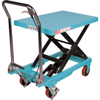 Heavy-Duty Hydraulic Scissor Lift Table, 32" L x 19-3/4" W, Steel, 660 lbs. Capacity Stor-it Systems