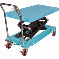 Table &eacute;l&eacute;vatrice robuste &agrave; ciseaux hydraulique, 48" lo x 24" la, Acier, Capacit&eacute; 1545 lb Stor-it Systems