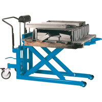 Hydraulic Skid Scissor Lift/Table, 42-1/2" L x 20-1/2" W, Steel, 1000 lbs. Capacity MK792 | Stor-it Systems