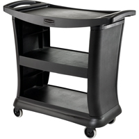 Executive Service Cart, 3 Tiers, 20" x 38" x 39", 300 lbs. Capacity Stor-it Systems