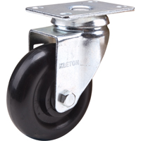 Caster, Swivel, 4" (101.6 mm), Polyolefin, 250 lbs. (113 kg.) Stor-it Systems