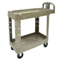 Heavy Duty Utility Cart - 4500-88, 2 Tiers, 17-1/8" x 33-1/4" x 39", 500 lbs. Capacity ML449 | Stor-it Systems