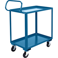 Ergonomic Shelf Truck, 800 lbs. Capacity, Steel, 20" W x 37" H x 32" D, Lip Up Stor-it Systems