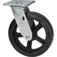 Roulette moul&eacute;, Pivotant, 8" (203,2 mm), Caoutchouc, 660 lb (299 kg) Stor-it Systems