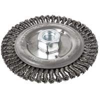 Stringer Bead Brush, 5" Dia., 0.022" Fill, 5/8"-11 Arbor, Steel Stor-it Systems