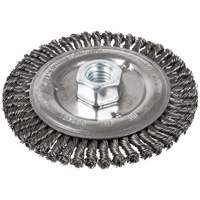 Stringer Bead Brush, 6" Dia., 0.022" Fill, 5/8"-11 Arbor, Steel Stor-it Systems