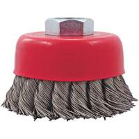 CK3201T Knotted Twist Wire Cup Brush, 3" Dia. x 5/8"-11 Arbor Stor-it Systems