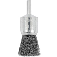 Brosse coupelle sertie mont&eacute;e sur tige, 3/4", Fils 0,012", Tige 1/4" Stor-it Systems