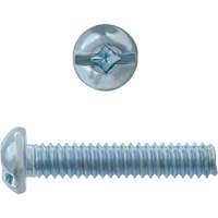 Round Square/Slot HD Machine Screws, #6 x 3" L, Zinc Plated Stor-it Systems