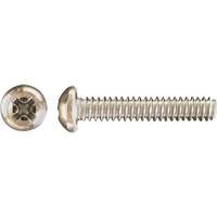 Pan Phillips HD Machine Screws, #8 x 3" L, Zinc Plated Stor-it Systems