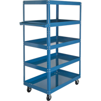 Shelf Carts , 5 Tiers, 18" W x 61" H x 30" D, 900 lbs. Capacity Stor-it Systems