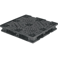 Double Deck Stackable Pallets, 4-Way Entry, 48-7/10" L x 45.7" W x 7-1/2" H MN168 | Stor-it Systems