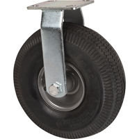 Roulettes de rechange pour chariots &agrave; plateforme robustes, Fixe, 10" (254 mm), Pneumatique, 400 lb (181 kg) Stor-it Systems