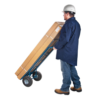 Load Retention Hand Truck, Dual Handle, Steel, 53" Height, 600 lbs. Capacity Stor-it Systems