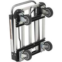 Fold-Up Platform Truck, Stainless Steel, 300 lbs., 28" L x 16" W, 33-1/2" High Stor-it Systems