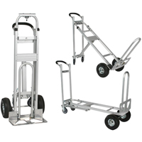 Three-Position Spartan III™ Convertible Hand Truck, Aluminum, 750 lbs. Capacity MN680 | Stor-it Systems