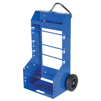 Portable Wire Reel Caddy, Steel, 4 Rod, 29" W x 47-5/16" H x 21-7/8" D, 300 lbs. Capacity MN706 | Stor-it Systems