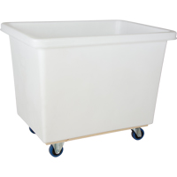 Chariot-caisse en &agrave; parois effil&eacute;es, Poly&eacute;thyl&egrave;ne blanc, 43" lo x 30" la x 34" h, Volume 16 pi³, Capacit&eacute; 600 lb Stor-it Systems