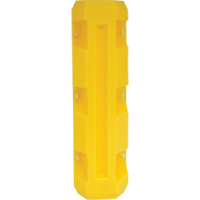 Slim Column Protector, 3" x 3" Inside Opening, 12" L x 12" W x 42" H, Yellow MO036 | Stor-it Systems
