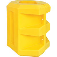 Short Column Protector, 6" x 6" Inside Opening, 24" L x 24" W x 24" H, Yellow MO040 | Stor-it Systems