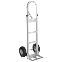 Knocked Down Hand Truck, P-Handle Handle, Aluminum, 52-1/8" Height, 500 lbs. Capacity Stor-it Systems