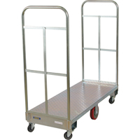 U-Boat Platform Truck, 60" L x 24" W, 1750 lbs. Capacity, Polyurethane Casters Stor-it Systems