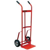 Hand Truck with Reinforced Noseplate - 136RN-HB, Dual Handle, Steel, 51" Height, 800 lbs. Capacity Stor-it Systems