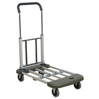 Chariot &agrave; plateforme t&eacute;l&eacute;pliante, Aluminium, 330 lb, 29-1/2" lo x 17-1/2" la, Hauteur 36-1/2" Stor-it Systems