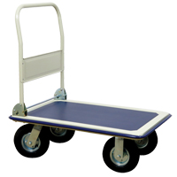 Chariot &agrave; plateforme avec poign&eacute;e pliante, Acier, 660 lb, 35" lo x 23" la, Hauteur 43,5" Stor-it Systems